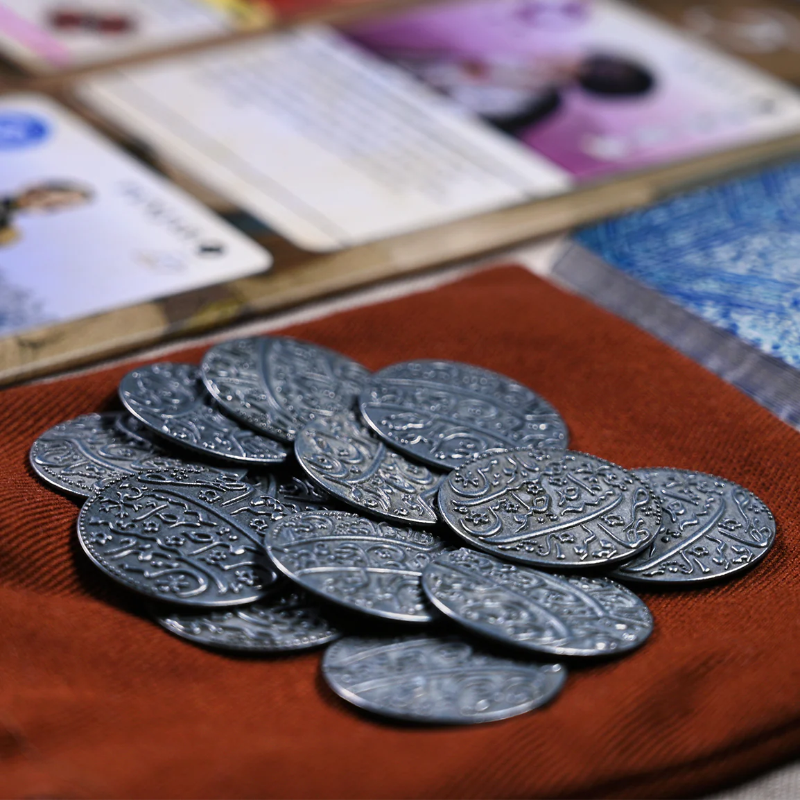 Pax Pamir: Second Edition - Metal Coins & Cloth Bag