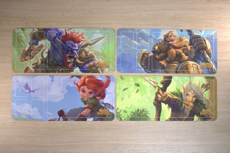 Boss Fighters QR: Playmats