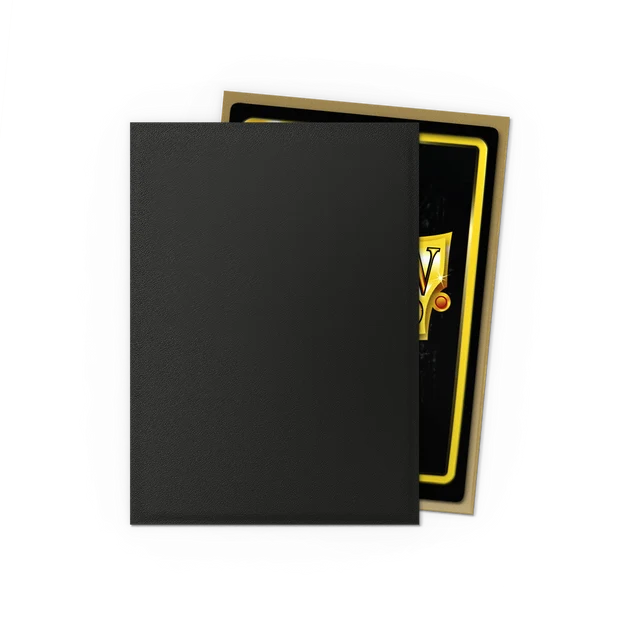 Dragon Shield: Black & Gold - Matte Dual Sleeves (63x88 mm)