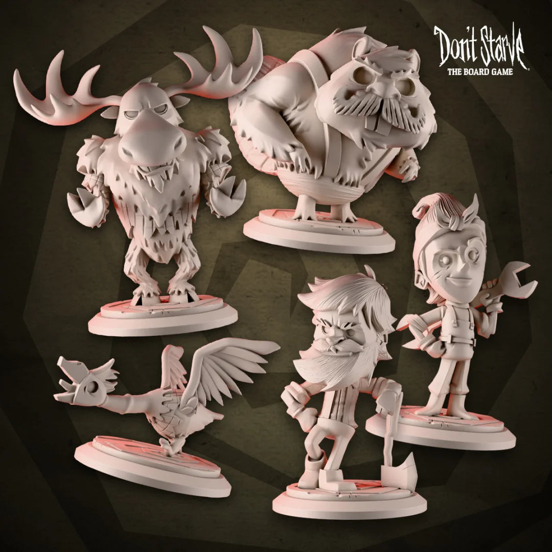 Don't Starve: The Board Game - Character Pack #1 (Plastic Miniatures)