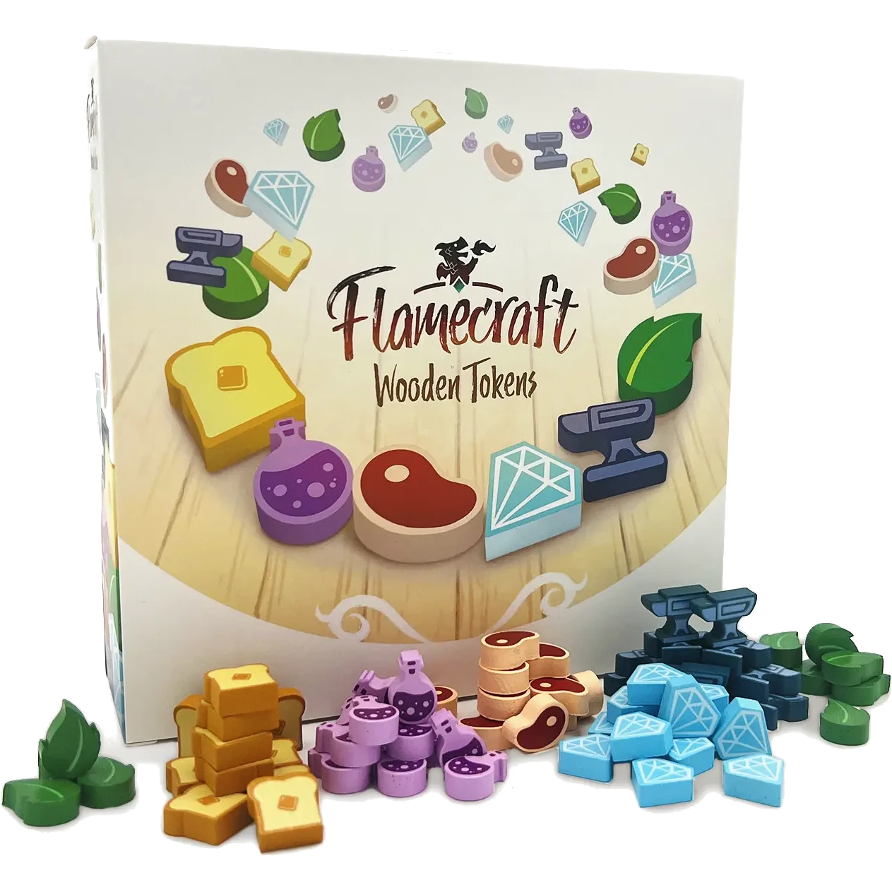 Flamecraft: Wooden Tokens