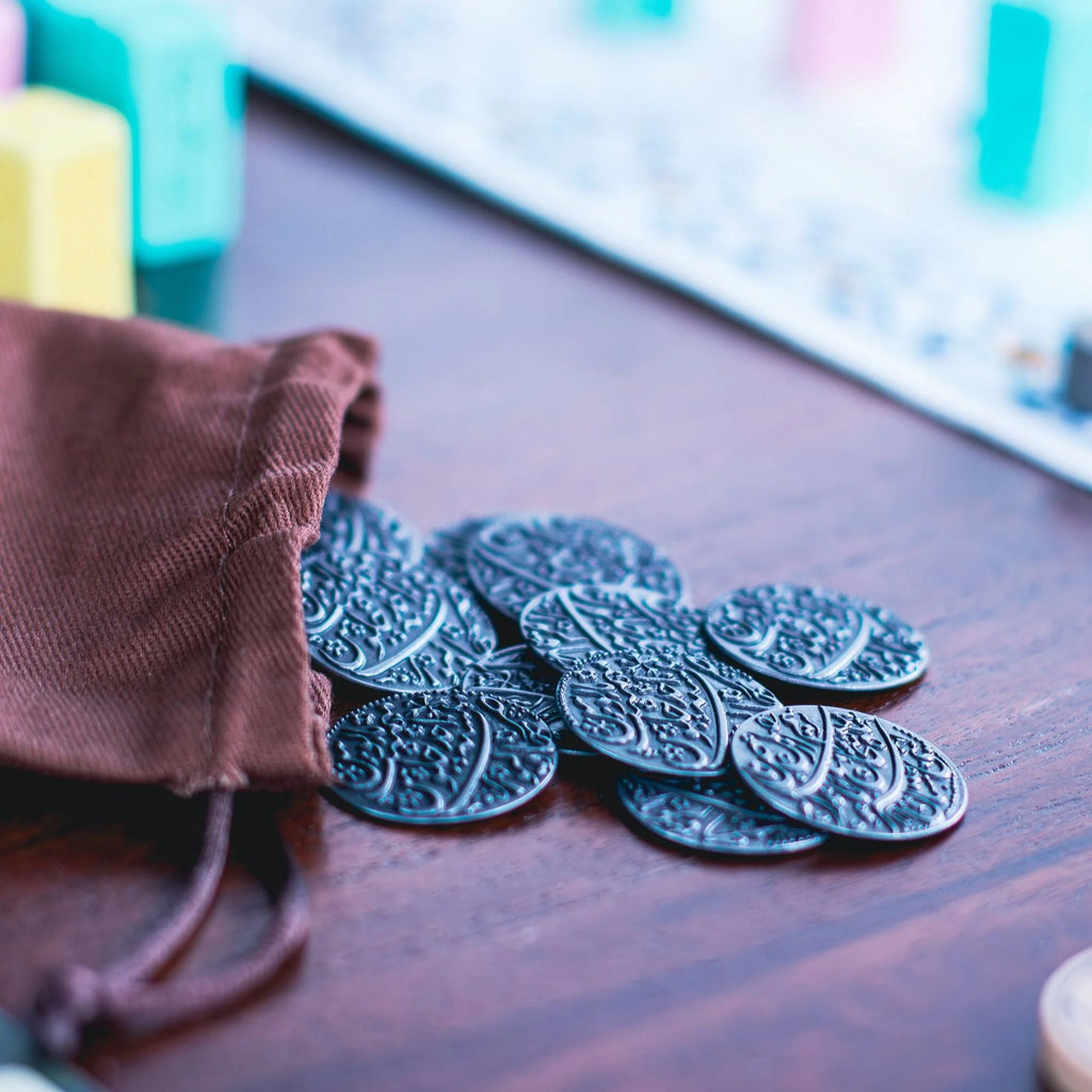 Pax Pamir: Second Edition - Metal Coins & Cloth Bag
