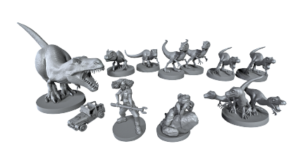 Final Girl: The Raptor Games - Miniatures
