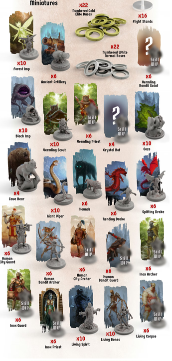 Gloomhaven: Base Set Miniatures