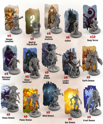 Gloomhaven: Base Set Miniatures