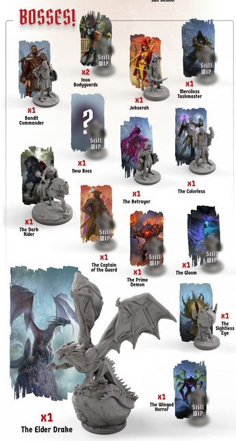 Gloomhaven: Base Set Miniatures
