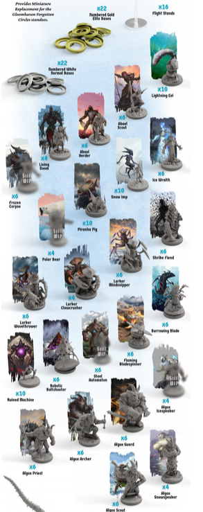 Frosthaven: Base Set Miniatures