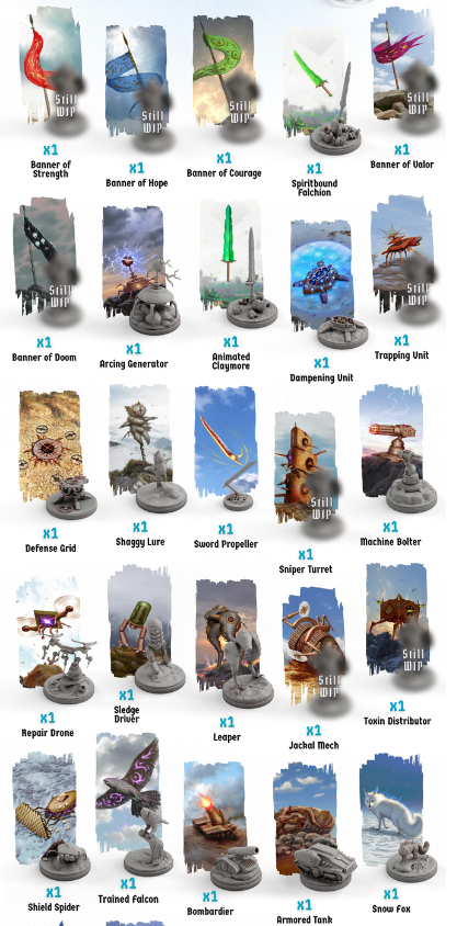 Frosthaven: Summons Set Miniatures