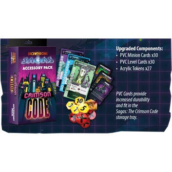 Dice Throne SAGAS: Crimson Code - Accessory Pack