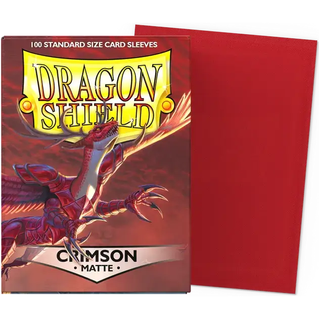Dragon Shield: Crimson - Matte (63x88 mm)