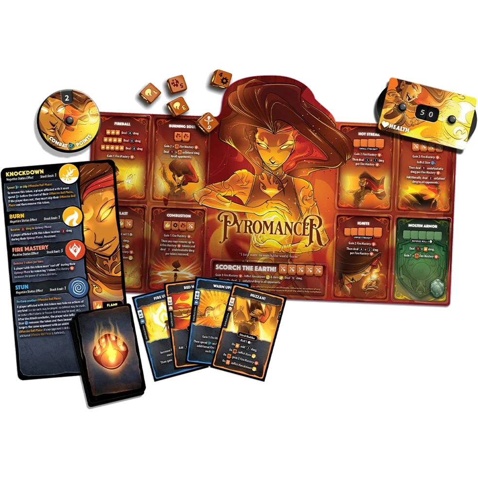 Dice Throne: Pyromancer