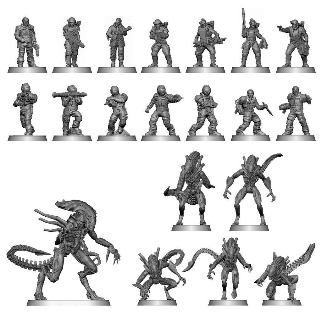 Alien: Operation Leading Edge - Miniatures Set