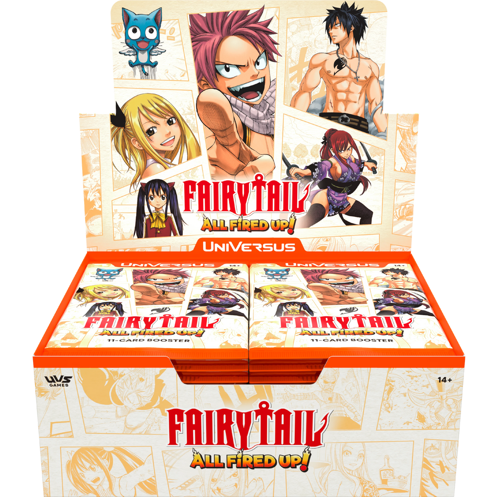 Universus: FAIRY TAIL All Fired Up! - Booster Display