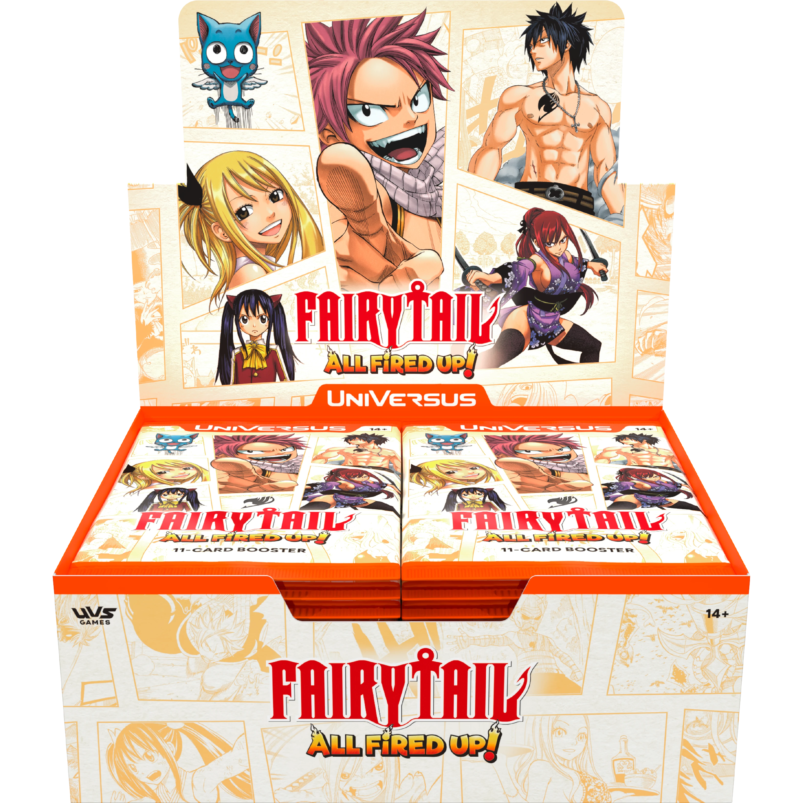 Universus: FAIRY TAIL All Fired Up! - Booster Display