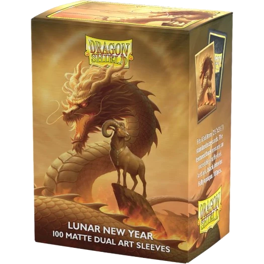 Dragon Shield: Fire Goat 2027 - Matte Dual Art Sleeves (63x88 mm)