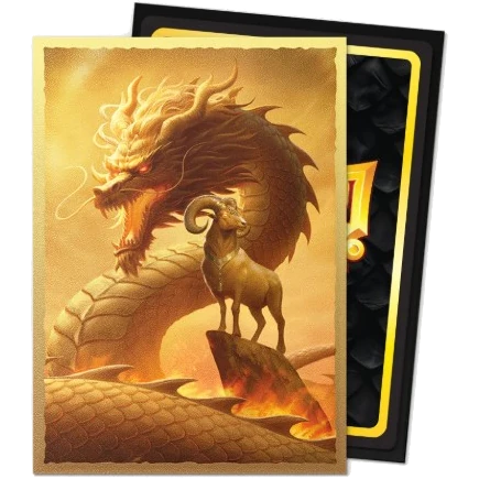 Dragon Shield: Fire Goat 2027 - Matte Dual Art Sleeves (63x88 mm)