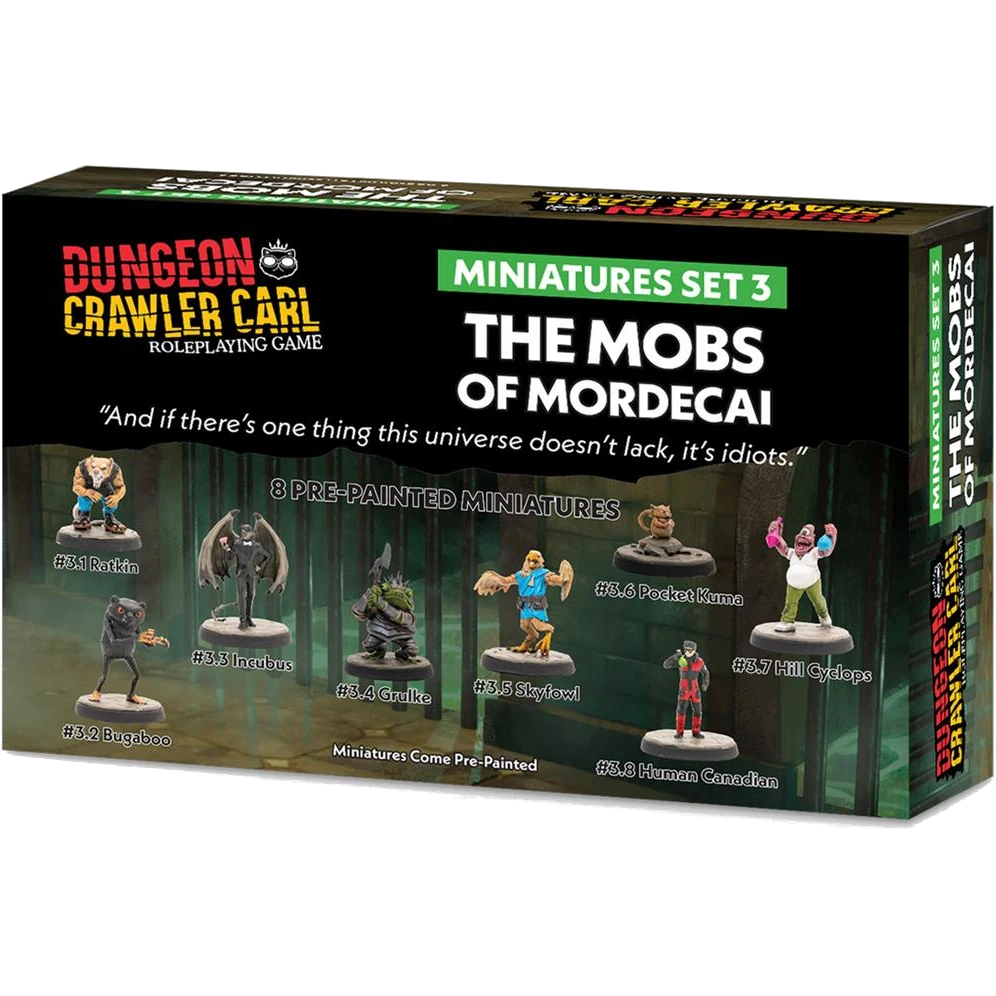 Dungeon Crawler Carl: The Mobs of Mordecai - Miniatures Set 3